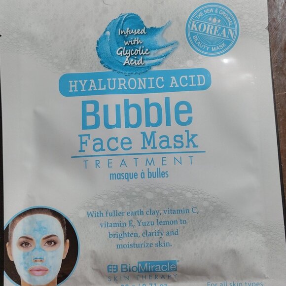 Bio Miracle Hyaluronic Acid Bubble Face Mask - Picture 1 of 2